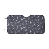 Swallow Pattern Print Design 02 Car Sun Shade