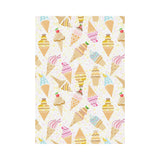 Ice Cream Cone Pattern Background House Flag Garden Flag