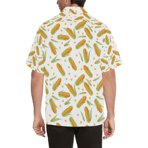 Corn Pattern Print Design 04 Men's All Over Print Hawaiian Shirt (Model T58)