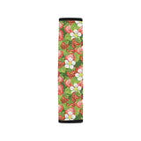 Strawberry Leaves Flower Pattern Car Seat Belt Cover