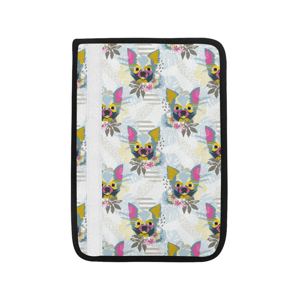 Chihuahua Pattern Car Seat Belt Cover