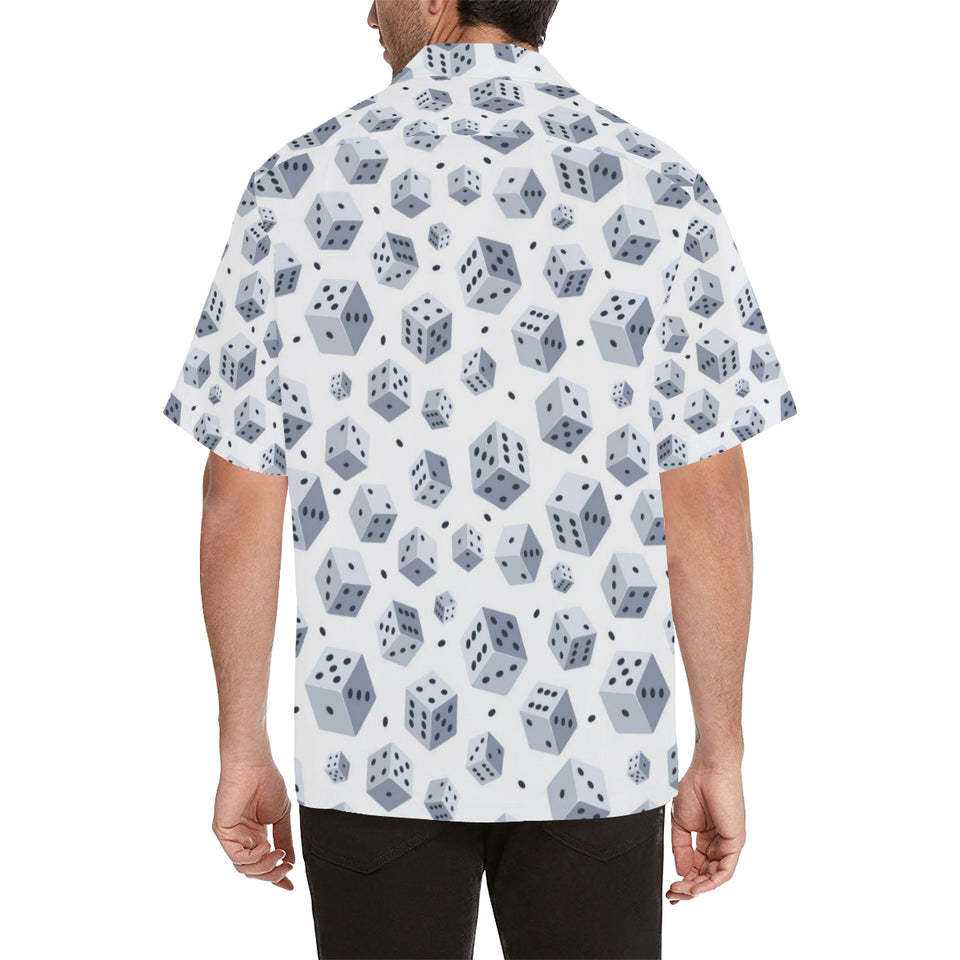 Dice Pattern Print Design 03 Men's All Over Print Hawaiian Shirt (Model T58)