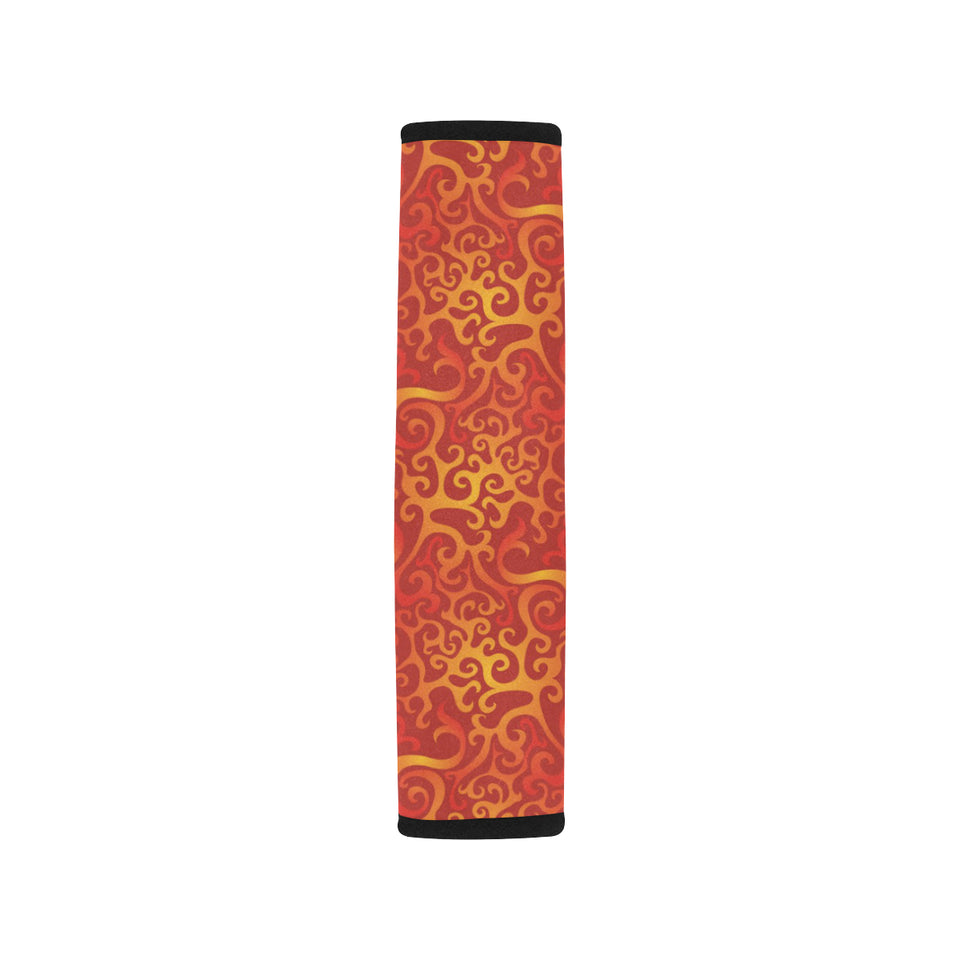 Flame Fire Pattern Car Seat Belt Cover