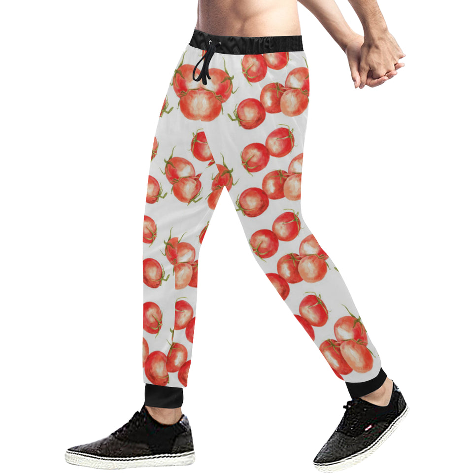 Tomato Water Color Pattern Unisex Casual Sweatpants