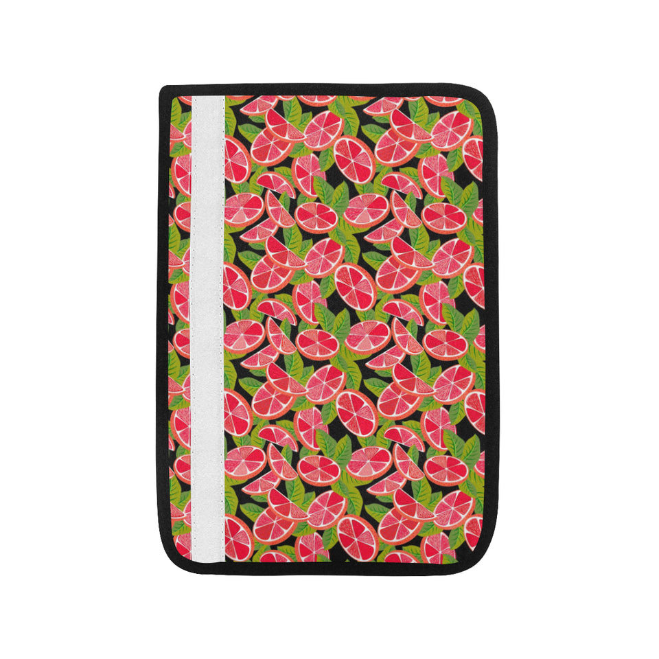 Grapefruit Leaves Pattern Car Seat Belt Cover