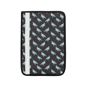 Pigeon Pattern Print Design 01 Car Seat Belt Cover