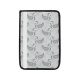 Swan Gray Pattern Car Seat Belt Cover