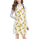 Corn Pattern Print Design 04 Adjustable Apron