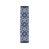 Blue Arabic Morocco Pattern Car Seat Belt Cover