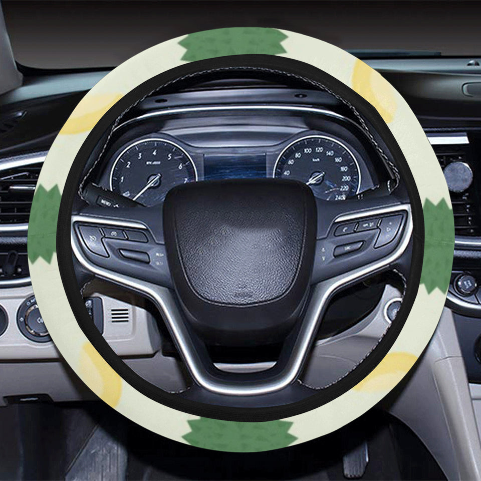 Durian Pattern Theme Car Steering Wheel Cover