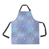 Chemistry Periodic Table Pattern Print Design 02 Adjustable Apron