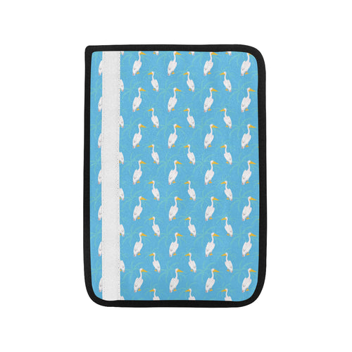 Pelican Pattern Print Design 02 Car Seat Belt Cover