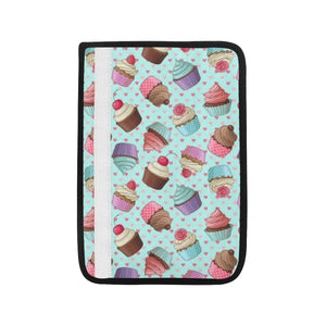 Cup Cake Heart Pattern Car Seat Belt Cover