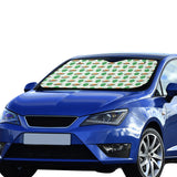 Alien Pattern Print Design 02 Car Sun Shade