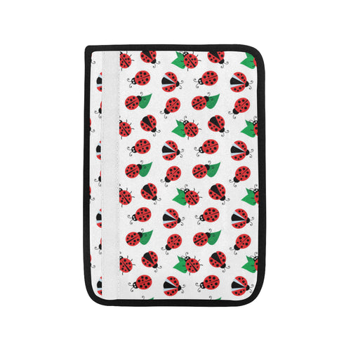 Ladybug Pattern Print Design 01 Car Seat Belt Cover