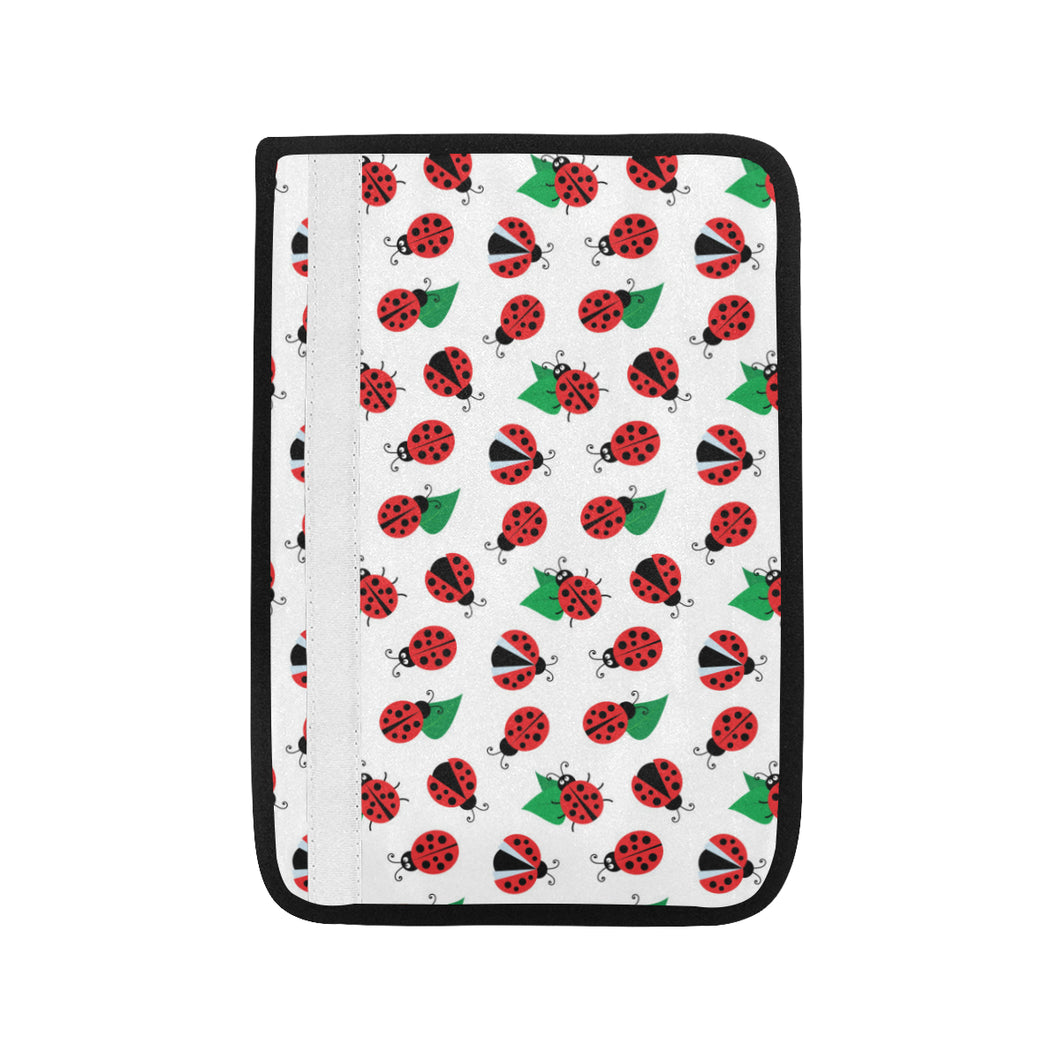 Ladybug Pattern Print Design 01 Car Seat Belt Cover