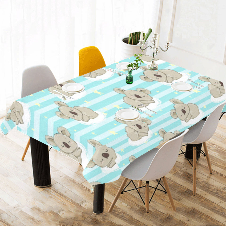 Sleep Koala Pattern Tablecloth