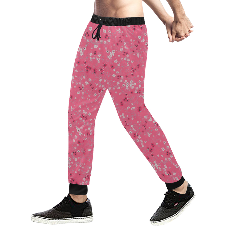 Sakura Pattern Background Unisex Casual Sweatpants