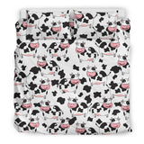 Cute Cow Pattern Bedding Set