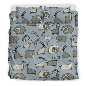 Goat Ram Pattern Bedding Set