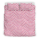 Heart Wave Pattern Bedding Set