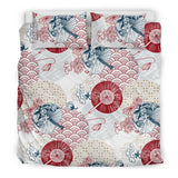 Japanese Fan Pattern Bedding Set