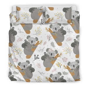 Koala Mom and Baby Pattern Bedding Set