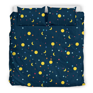 Moon Star Pattern Bedding Set