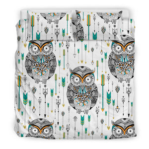 Owl Arrow Pattern Bedding Set