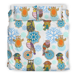 Owl Pattern Bedding Set