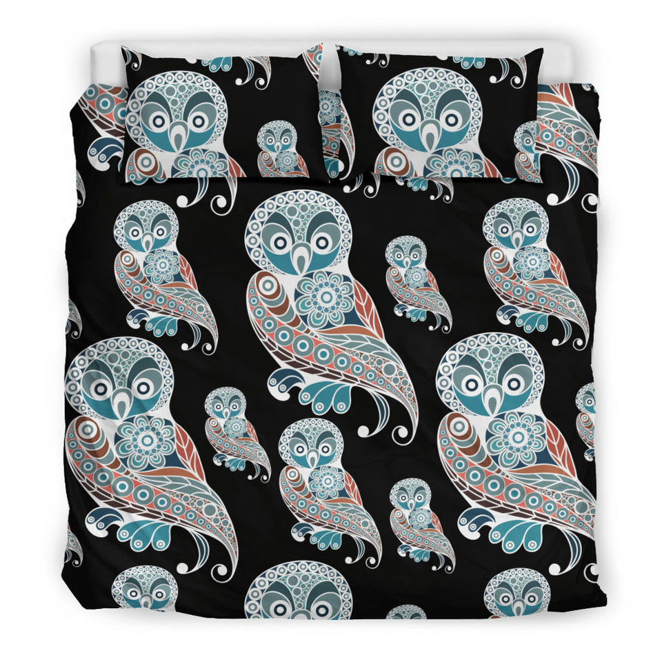 Owl Tribal Pattern Bedding Set