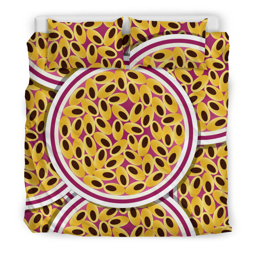 Passion Fruit Seed Pattern Bedding Set