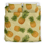 Pineapple Pattern Pokka Dot Background Bedding Set