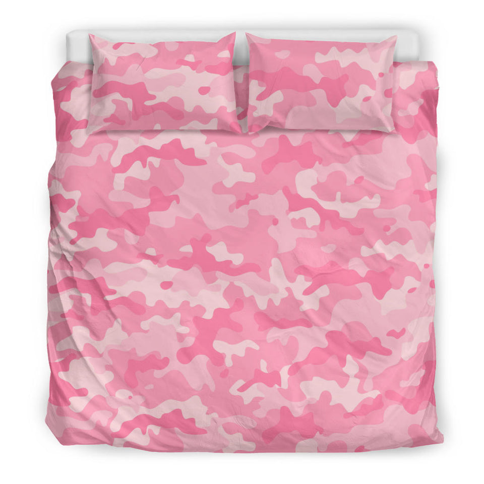 Pink Camo Camouflage Pattern Bedding Set