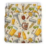 Beer Pattern Bedding Set