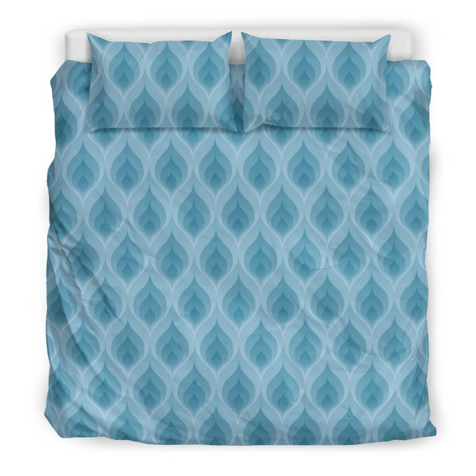 Blue Flame Fire Pattern Bedding Set