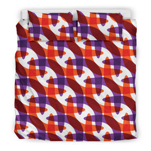 Boomerang Pattern Background Bedding Set