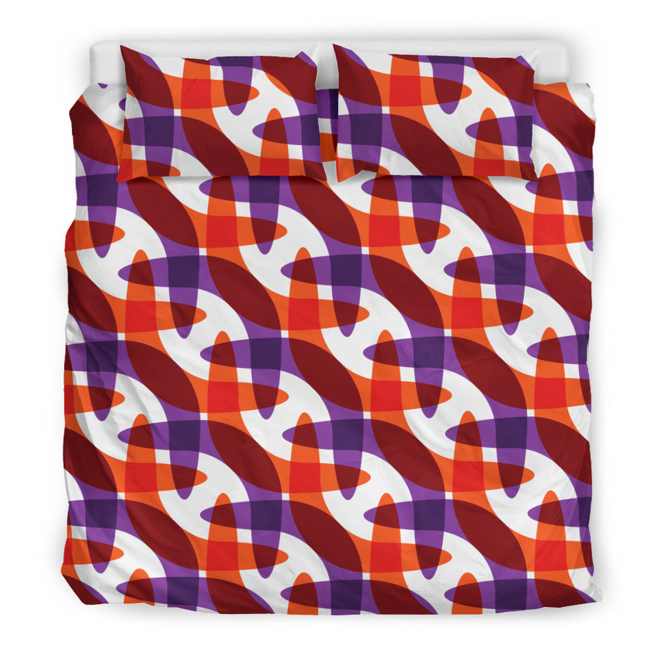 Boomerang Pattern Background Bedding Set