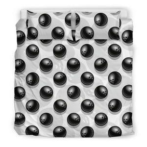 Bowling Ball Pattern Bedding Set