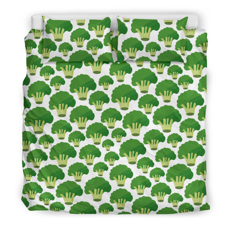 Broccoli Pattern Background Bedding Set