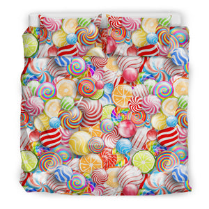 Candy Lollipop Pattern Bedding Set