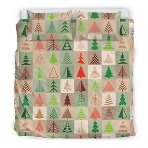 Christmas Tree Pattern Bedding Set