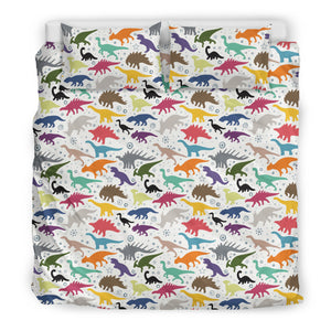 Colorful Dinosaur Pattern Bedding Set