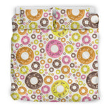 Colorful Donut Pattern Bedding Set