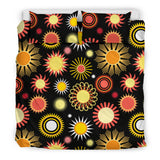 Colorful Sun Pattern Bedding Set