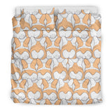 Corgi Bum Pattern Bedding Set