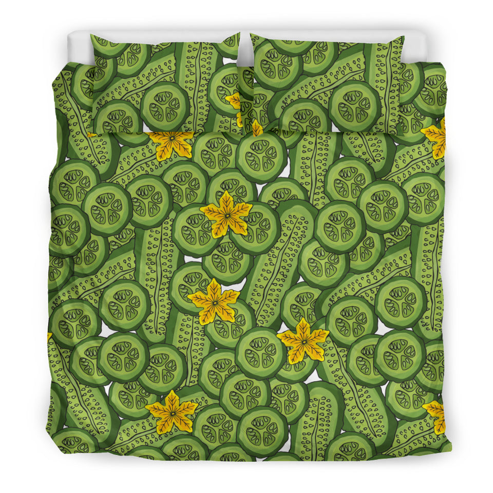 Cucumber Pattern Theme Bedding Set