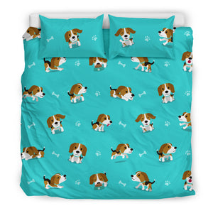 Cute Beagle Pattern Bedding Set