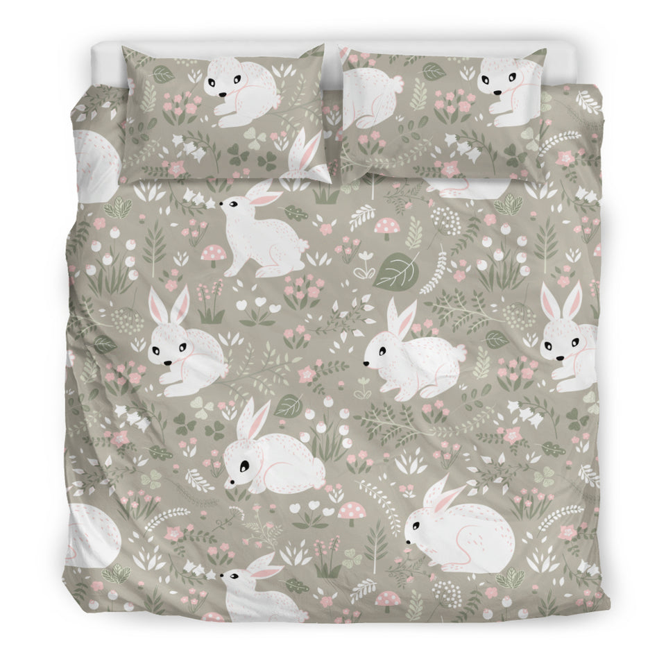 Cute Rabbit Pattern Bedding Set