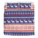 Deer Sweater Printed Pattern Bedding Set